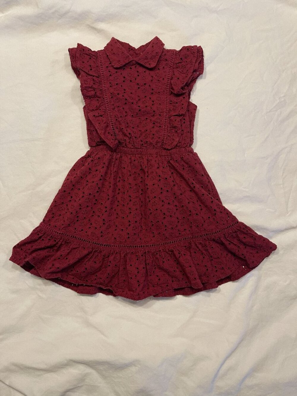 Janie & Jack Burgundy Dress Size 2